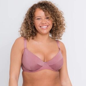 Curvy Kate NEW Rose Pink Daily Plunge Bra 38I